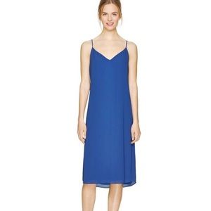 Aritzia Babaton Blue Templeton Slip Dress